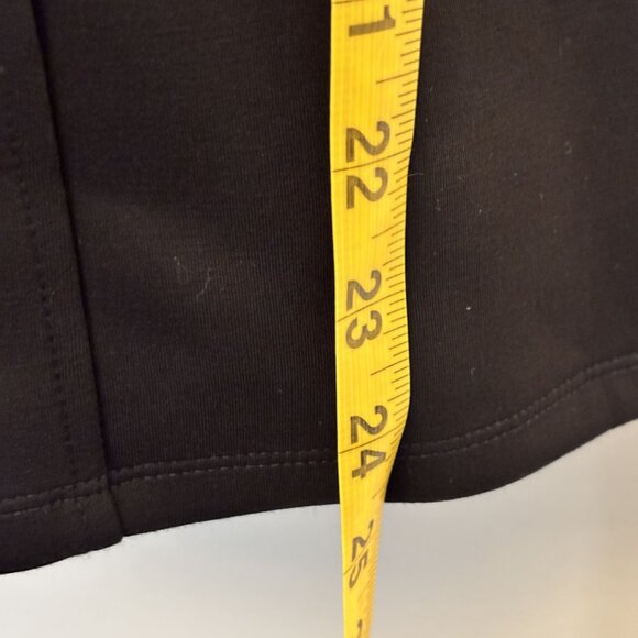 Banana Republic Br Black Scuba Boat-Neck Shell Size Large - Picture 8 of 10